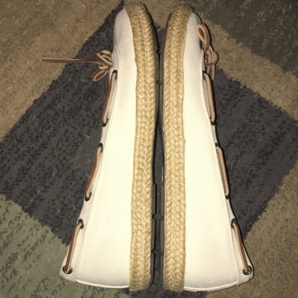 White Sperry Top Sider